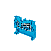 MTS-2.5BL Клемма пружинная проходная, 2.5 мм², синяя