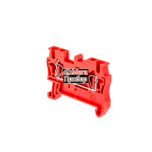 MTS-2.5RD Клемма пружинная проходная, 2.5 мм², красная