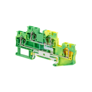 MTS-D4PE Клемма пружинная двухуровневая "Земля", 4 мм²