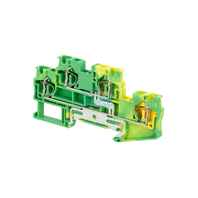 MTS-D4PE Клемма пружинная двухуровневая "Земля", 4 мм²