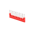 MTS-J1025 Блок перемычек на 10-конт., для пружинных клемм 2.5 мм² (упак. 10 шт.)