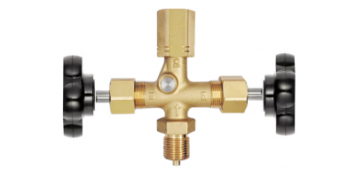 Новинка! Двухвентильные латунные клапаны, оснащенные дополнительным тестовым портом.