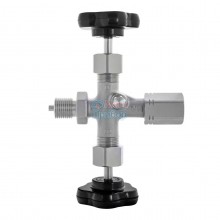 Двухвентильный игольчатый клапан КЗИТ с тестовым портом