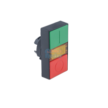 MTB2-EW84 Головка двойной кнопки с подсветкой, пластик