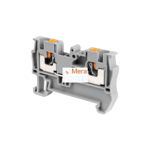 MTP-4 Клемма push-in проходная, 4 мм², серая
