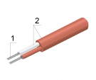 Кабель ПВХ тип S,  2×0,5